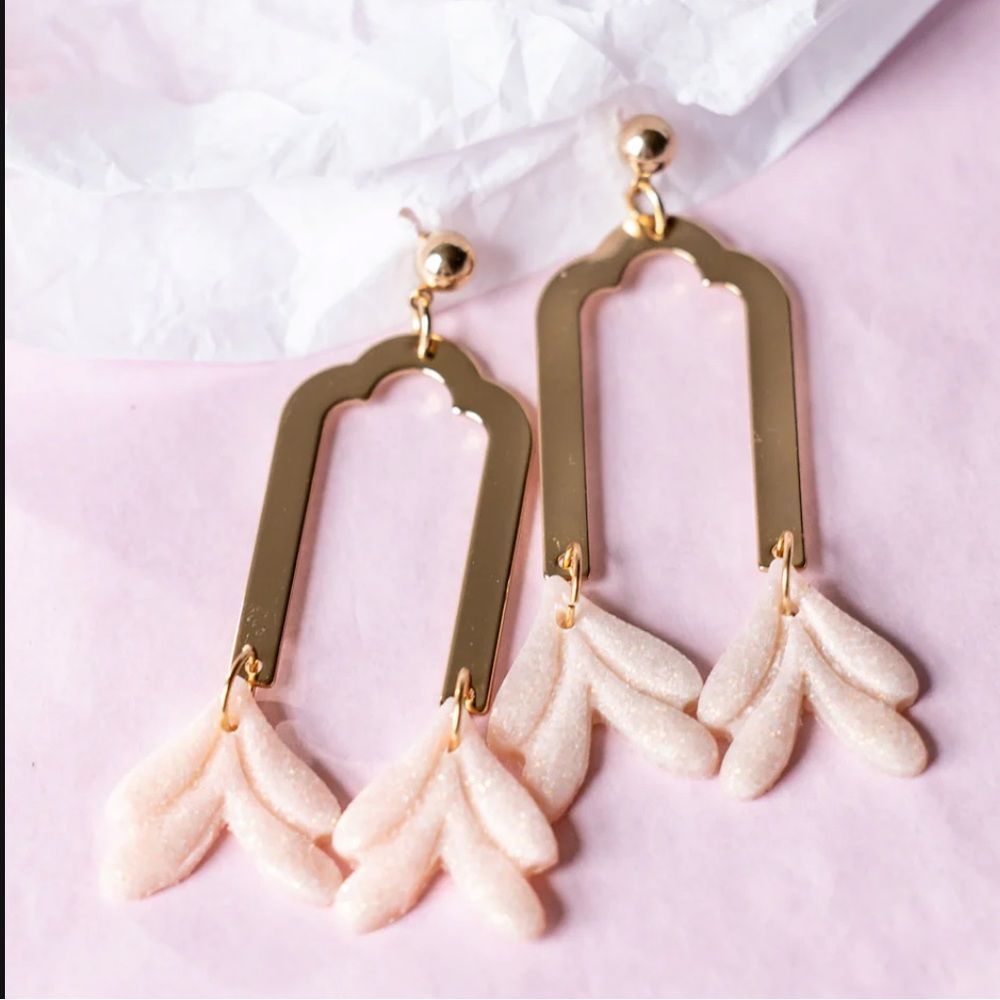 Polymer clay earrings
